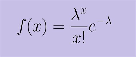 Poisson Distribution Formula and Meaning in Finance