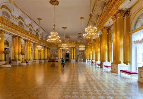 Interior of Winter Palace. Saint Petersburg Editorial Photography ...