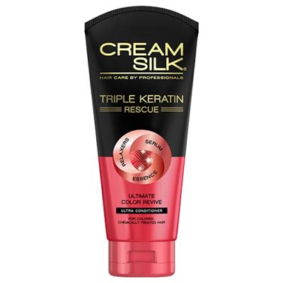 CreamSilk Ultra Conditioner Ultimate Color Revive Triple Keratin (Ruby Red) 170ml - FilFoods