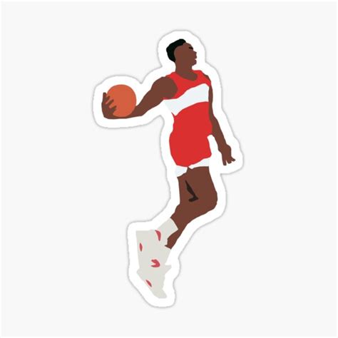 "Dominique Wilkins "Dunk Contest"" Sticker for Sale by Quatsch20 ...