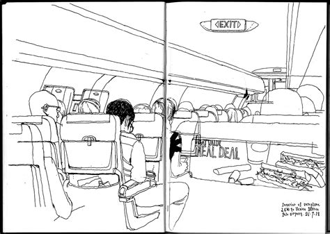 tea-powered scribbles: aeroplane interior