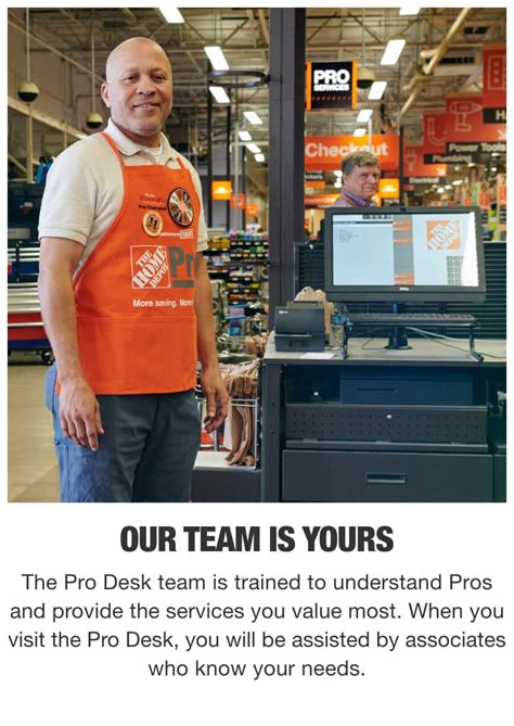 The Home Depot Pro Desk