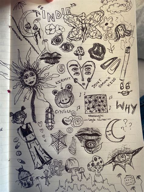 Indie sketchbook doodles in 2021 | Sketchbook art inspiration, Funky ...