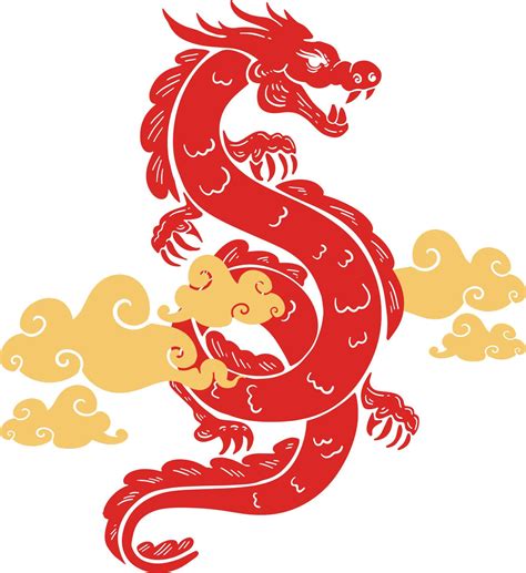 Red chinese dragon illustration in 2023 | Dragon illustration, Chinese dragon drawing, Chinese ...