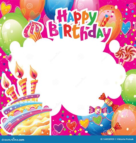 Happy Birthday Greeting Template