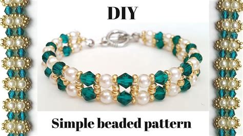 Elegant Beaded Bracelet . Diy Jewelry Making Tutorial