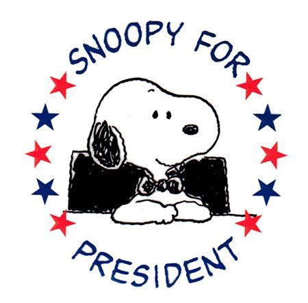 Snoopy for President. | Snoopy love, Snoopy images, Snoopy pictures