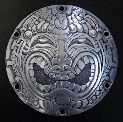 ‘Tiki’, hand engraved Harley-Davidson Sportster derby cover - Paul ...