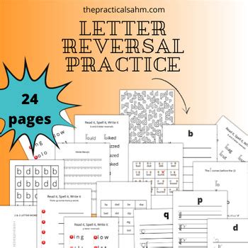 Letter Reversals Practice Bundle by The Practical SAHM | TPT