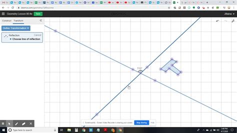 Geometry Lesson 90 #e using Desmos Geometry - YouTube