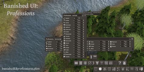 Banished UI - Professions at Banished Nexus - Mods and community