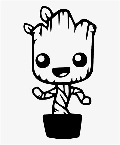 Clipart Transparent Dancing Guardians Of The Galaxy - Baby Groot ...