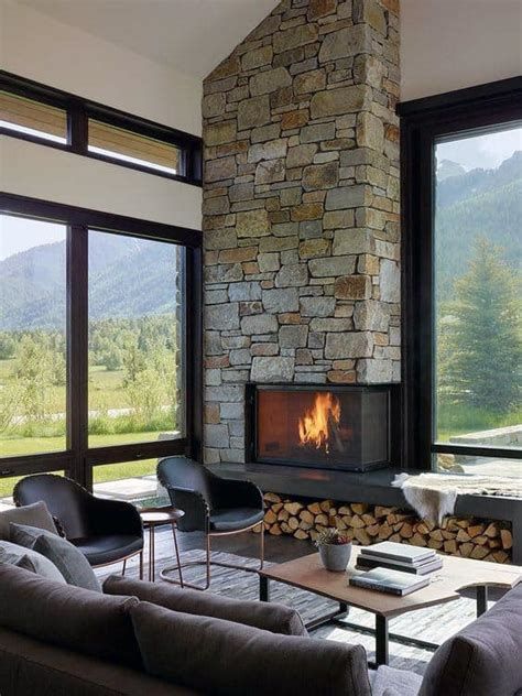 Living Room Modern Corner Fireplace Ideas | Americanwarmoms.org