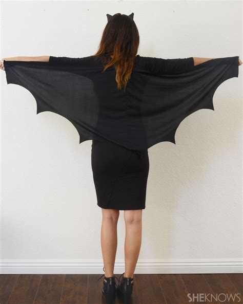 Make This Cute DIY Bat Costume In Just 10 Minutes | Bat halloween costume, Diy bat costume ...