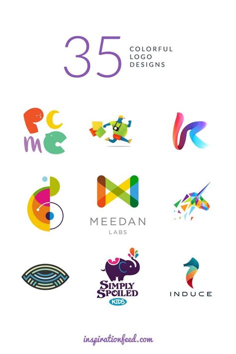 80 Stunning Examples of Colorful Logo Designs - Inspirationfeed | Colorful logo design, Logo ...