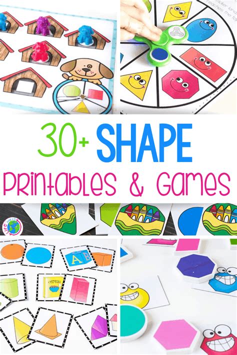 Preschool Shape Printables and Activities - Life Over C's