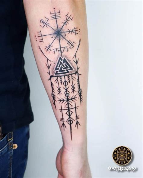 Valknut Sleeve Tattoo