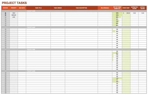 project management spreadsheet template — excelxo.com