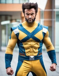 Wolverine Cosplay Suit. Face Swap. Insert Your Face ID:1019150