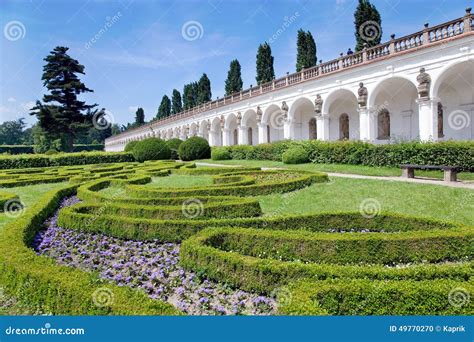 Flower Gardens (UNESCO), Kromeriz, Czech Republic Editorial Image ...