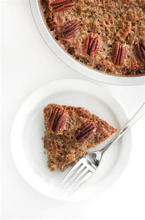 Crustless Pecan Pie without Corn Syrup (Gluten-Free, Vegan, Paleo, Keto)