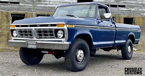 Midnight Blue 1977 Ford F-150 Is One Cool and Unique Vintage Hauler