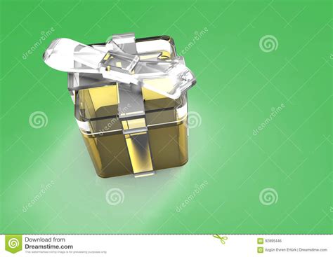 Ribbon Wrapped Gift Package Stock Illustration - Illustration of giving ...