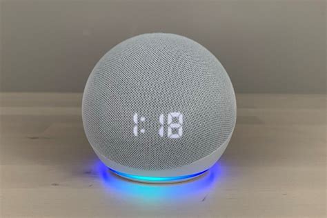 Amazon Echo Dot (4th gen) with Clock review: The clock-equipped Echo Dot gets a spherical ...