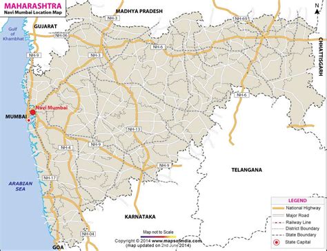 Navi Mumbai Location Map, Where is Navi Mumbai