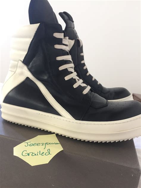 Rick Owens Geobaskets | Grailed