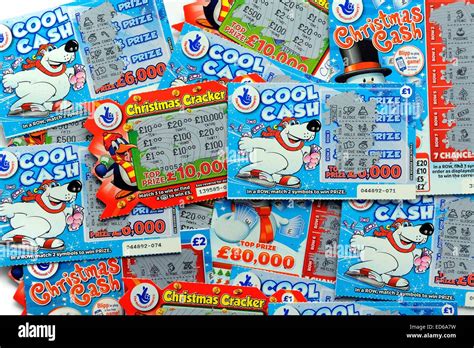 The national lottery christmas scratch cards Stock Photo: 76971773 - Alamy