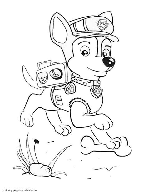 Nick jr paw patrol coloring pages printable