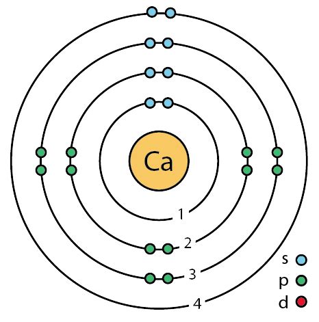 Bohr Diagram Of Calcium