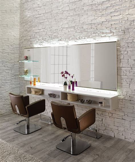 Salon Ambience Horizon Mirror Styling Station w/ Storage Home Hair Salons, Hair Salon Decor ...