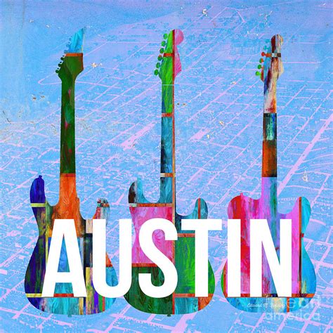 Austin Music Scene Painting by Edward Fielding - Pixels