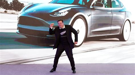 Elon Musk unleashes dance moves at Tesla Model Y launch in China - Autoblog