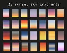 Gradient Sky At Sunset Free Stock Photo - Public Domain Pictures