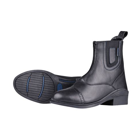 Dublin Evolution Zip Front Waterproof Paddock Boots - Black - Footwear from Oakfield | Country ...