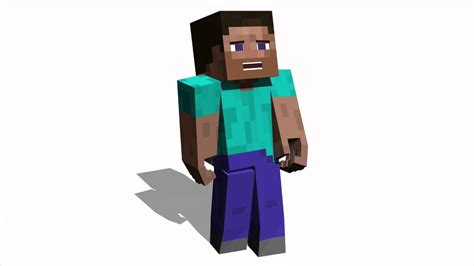 Dancing Steve - Minecraft Test Animation - YouTube