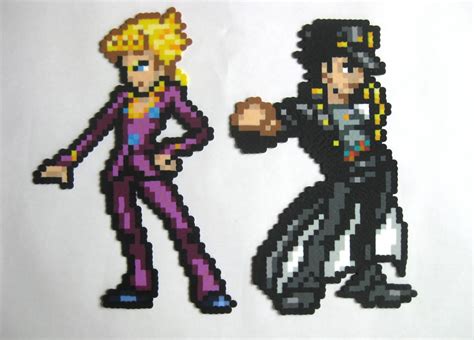 JoJo's Bizarre Adventure Perler Pixel Art - Eventeny