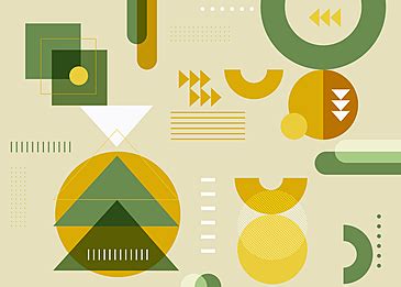 Yellow Geometric Vector Art PNG, Yellow And Green Geometric Background, Abstract, Background ...