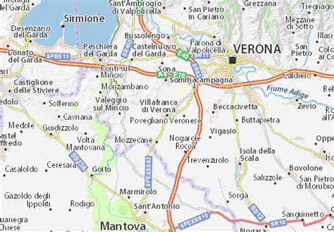 Mappa Villafranca di Verona - Cartina Villafranca di Verona ViaMichelin