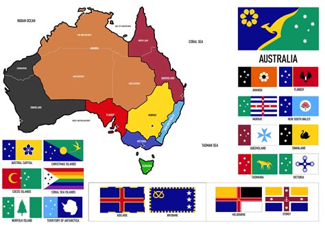 Alternate Australia : vexillology