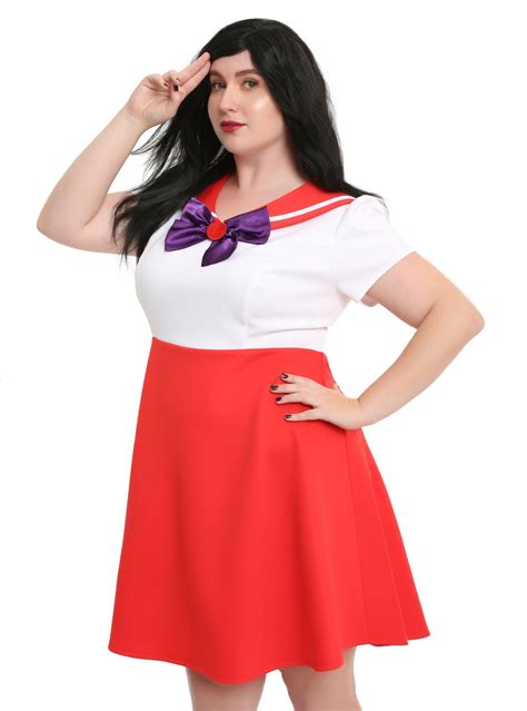 Sailor Moon Sailor Mars Cosplay Dress Plus Size | Cosplay dress, Plus size cosplay, One piece dress