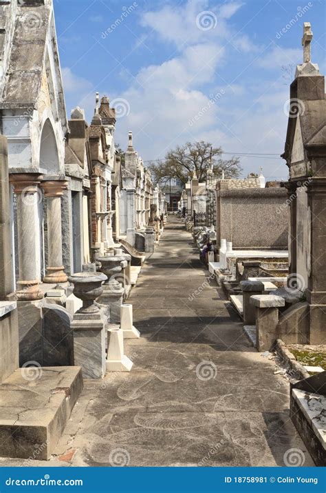 Lafayette Cemetery #2 stock image. Image of clouds, religious - 18758981