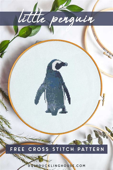 Little Penguin | Free Cross Stitch Pattern • Ugly Duckling House