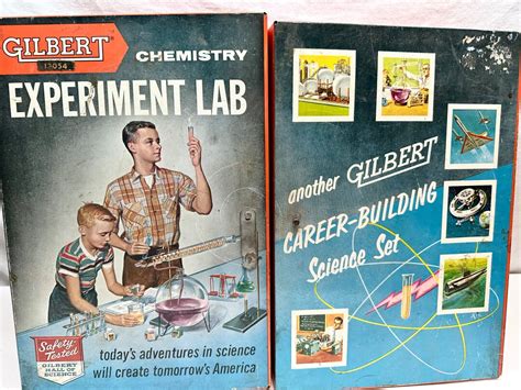 Vintage Gilbert Chemistry Experiment Set No 12054 in Metal - Etsy