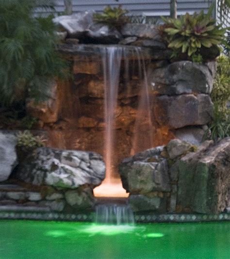 Tall Grotto Waterfall Lagoon Pool Remodel