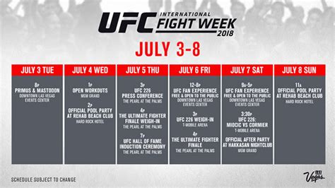 UFC toma Las Vegas para INTERNATIONAL FIGHT WEEK | UFC