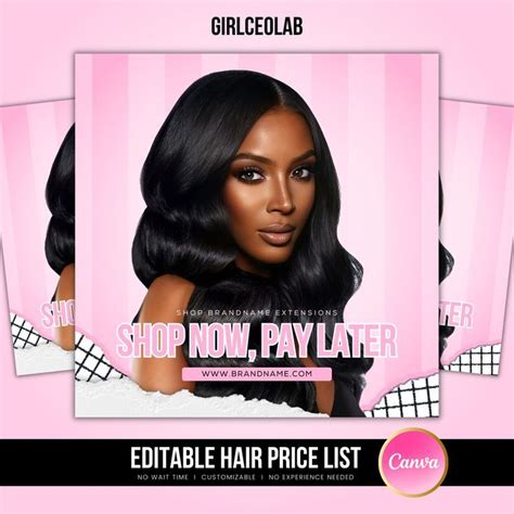 Elevate Your Hair Branding with Pre-designed Flyer Templates